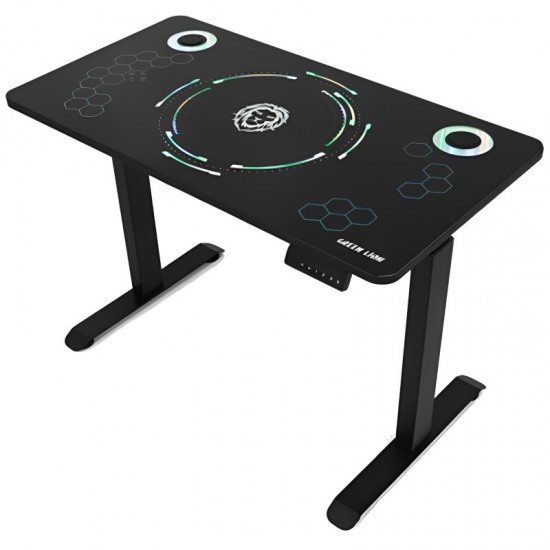 Green Lion Gaming Table - Black